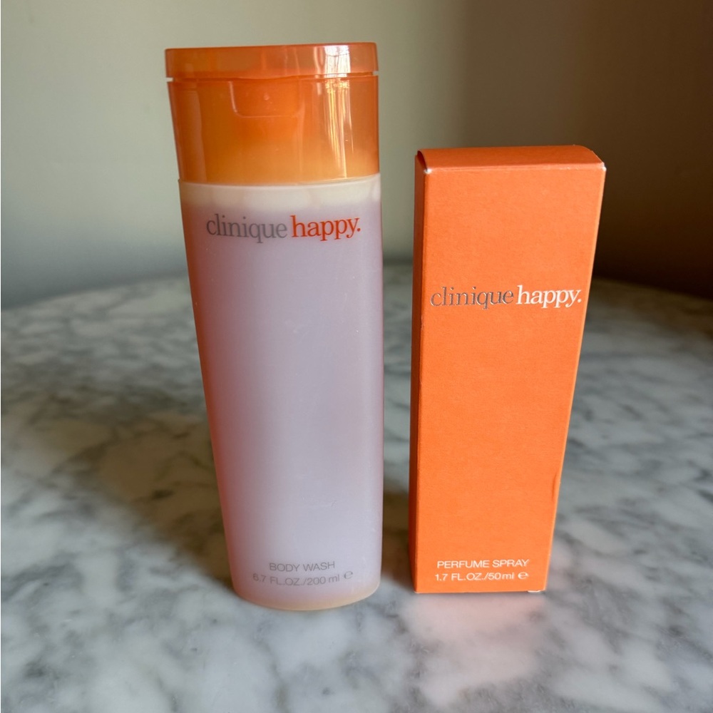 Clinique Happy Body Wash & Perfume Spray Not Used
